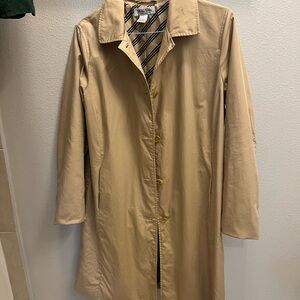 Brooks Brothers Classic Tan Trench Coat M